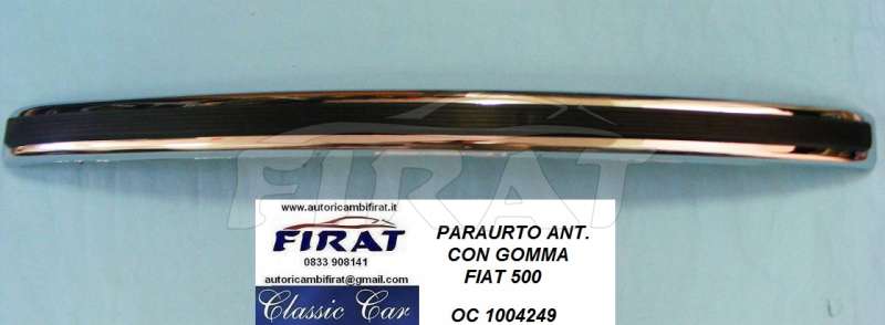 PARAURTO FIAT 500 ANT. CON GOMMA